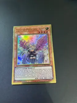 Familiar-Possessed Lyna MGED-EN013 Premium Gold Rare Yugioh Card - Image 2