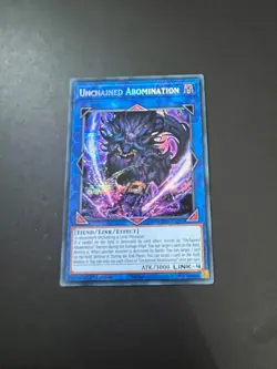 Unchained Abomination 1st Edition MP20 EN175 Prismatic Secret Yugioh Card TCG - Image 1