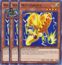 Yugioh! 3x Wattgiraffe OP23-EN015 Common NM - Image 1
