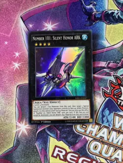 (YBL) Yugioh Number 101: Silent Honor ARK WIRA-EN047 Super Rare 1st Ed LP - Image 1