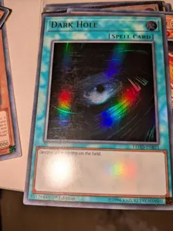 Dark Hole LEHD-ENB21 Ultra Rare 1st Ed YuGiOh - Image 1