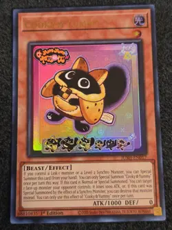 Yugioh Cooky Yummy JUSH-EN017 Ultra Rare 1st Edition NM In Hand - Image 1
