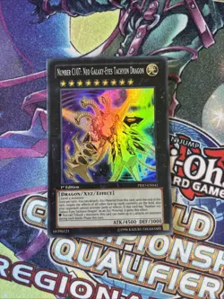 (YBL) YuGiOh! Number C107: Neo Galaxy-Eyes Tachyon Dragon Super PRIO-EN041 LP - Image 1