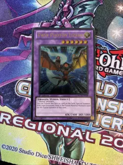(YBL) Yugioh Twin Photon Lizard ORCS-EN039 Ultimate Rare 1st Edition LP - Image 1