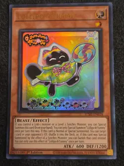 Yugioh! Lollipo Yummy JUSH-EN018 Ultra Rare 1st Edition NM In Hand - Image 1