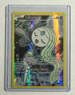 Meloetta XY120 Black Star Promo Full Art Holo Rare 2016 Pokemon Card LP/NM - Image 1
