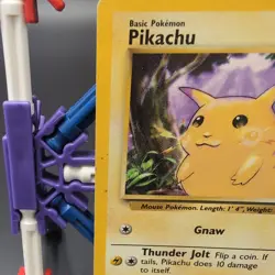 Pokemon PIKACHU (E3 Stamped) Card BASE Set PROMO 58/102 Yellow Cheeks Gold - Image 2