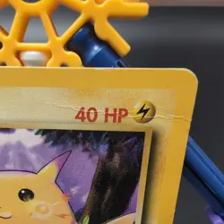 Pokemon PIKACHU (E3 Stamped) Card BASE Set PROMO 58/102 Yellow Cheeks Gold - Image 3