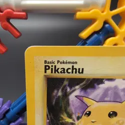 Pokemon PIKACHU (E3 Stamped) Card BASE Set PROMO 58/102 Yellow Cheeks Gold - Image 4