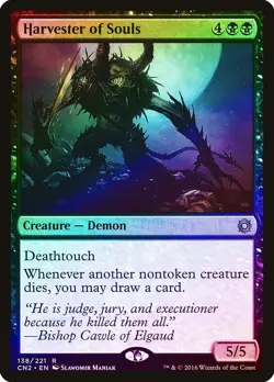 Harvester of Souls FOIL Conspiracy Take the Crown NM Black Rare CARD ABUGames - Image 1