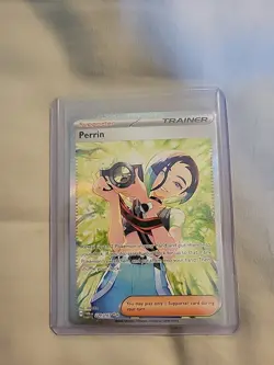 Pokemon TCG Perrin Card 220/167 Twilight Masquerade Special Illustration - Image 1