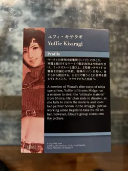 Yuffie Kisaragi Final Fantasy VII Art Museum Card TCG Japanese Square Enix 2-006 - Image 2