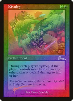 Rivalry FOIL Urza's Legacy NM Red Rare MAGIC THE GATHERING MTG CARD ABUGames - Image 1