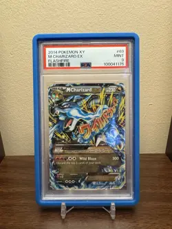 2014 M Charizard EX Flashfire Holo Rare Card 69/106 XY PSA 9 - Image 1