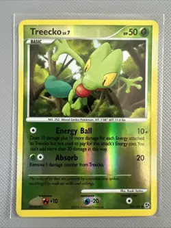 Treecko Pokemon Great Encounters Reverse Holo Common Card #90/106 Never Played - Image 1