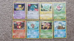 Pokemon Mysterious Treasures TCG 8 Card Lot LP Lightly Played - Image 1