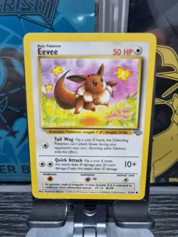 51/64 | Eevee | Jungle | Pokemon Card | WOTC 1999 #221A - Image 1