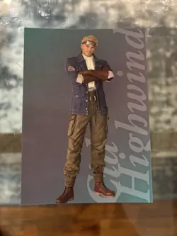 Cid Highwind FINAL FANTASY VII Anniversary Art Museum Card 2-008 Japanese GAME - Image 1