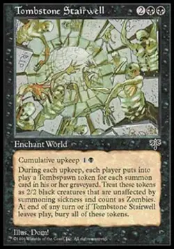 MTG English Tombstone Stairwell Light Play Normal Mirage - Image 1