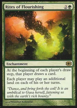 MTG English Rites of Flourishing NM Normal Futuresight - Image 1