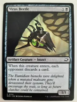 Virus Beetle #0124 Edge of Eternities MTG Magic NM X 2 copies - Image 2