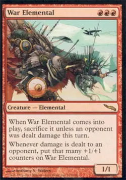War Elemental - Heavy Play MTG Mirrodin - Image 1