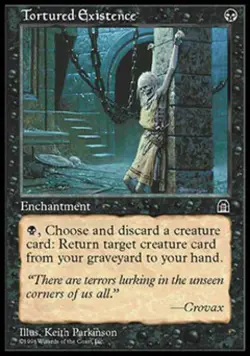 Tortured Existence - Heavy Play MTG Stronghold - Image 1