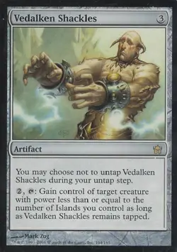 Vedalken Shackles - Heavy Play MTG Fifth Dawn - Image 1