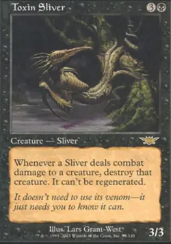 Toxin Sliver - Heavy Play MTG Legions - Image 1