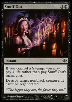 Snuff Out - Heavy Play MTG Duel Decks: Garruk vs Liliana - Image 1