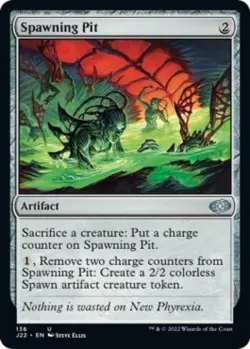 Spawning Pit - Heavy Play MTG Jumpstart 2022 - Image 1