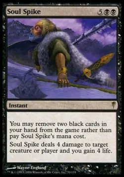 Soul Spike - Heavy Play MTG Coldsnap - Image 1