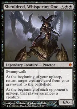 Sheoldred, Whispering One - Heavy Play MTG New Phyrexia - Image 1