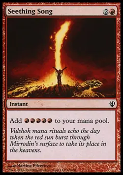 Seething Song - Heavy Play MTG Archenemy - Image 1