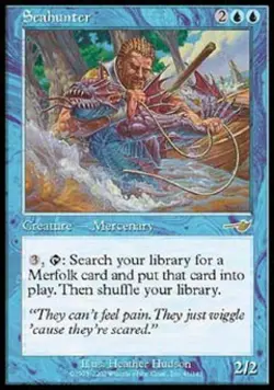Seahunter - Heavy Play MTG Nemesis - Image 1