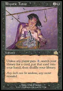 Rhystic Tutor - Heavy Play MTG Prophecy - Image 1