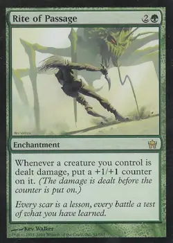 Rite of Passage - Heavy Play MTG Fifth Dawn - Image 1