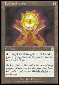 Power Matrix - Heavy Play MTG Mercadian Masques - Image 1