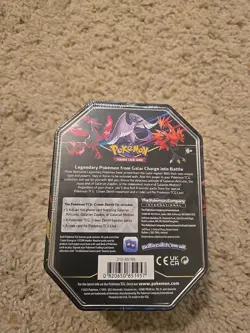 SEALED Pokemon TCG Crown Zenith Tin, Galarian Zapdos - Image 2
