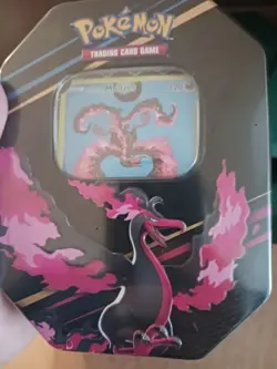 SEALED Pokemon TCG Crown Zenith Tin, Galarian Zapdos - Image 1
