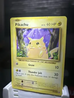 2016 Pokemon - PIKACHU - Basic 35/108 LV.12 60 HP NO. 025 Mouse Pokemon - Image 1