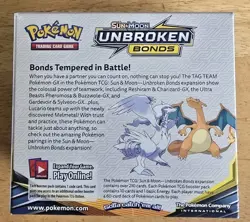 Pokemon Sun and Moon Unbroken Bonds (EMPTY) Booster Box - No Cards - Box Only - Image 2