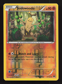 Pokemon TCG Sudowoodo Breakpoint 67/122 Reverse Holo LP. - Image 1