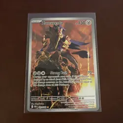 Pokemon Zamazenta 201/182 Sv10: Destined Rivals Full Art Illustration Rare Holo - Image 1
