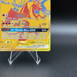 Reshiram & Charizard GX SM247 Sm Promo (Gold) Holo Pokemon TCG 💎 NM 💎 - Image 4