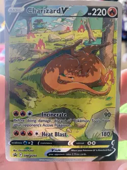 Pokemon Sword & Shield Black Star Promos #SWSH260 Charizard V - Image 1