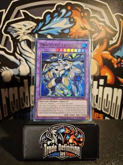 JUSH-EN006 Dracotail Arthalion Ultra Rare 1st Ed YuGiOh - Image 1