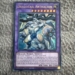 JUSH-EN006 Dracotail Arthalion Ultra Rare 1st Ed YuGiOh - Image 1