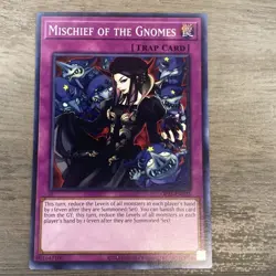 🃏 Mischief of the Gnomes OP21-EN023 Common YuGiOh Side Deck Trap - Image 1