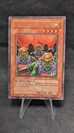 Goblin Attack Force PSV-094 - Yugioh TCG - Ultra Rare Misprint Attribute - DMG - Image 1